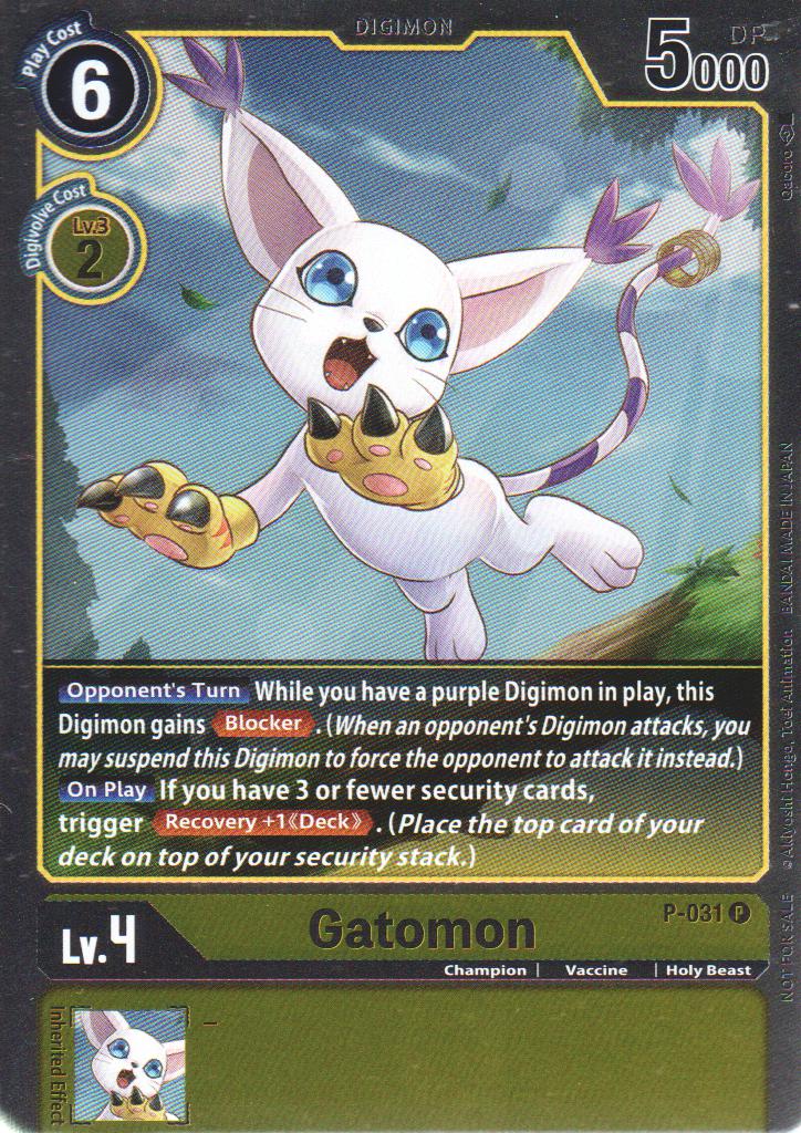 Gatomon - P-031 - FOIL PROMO